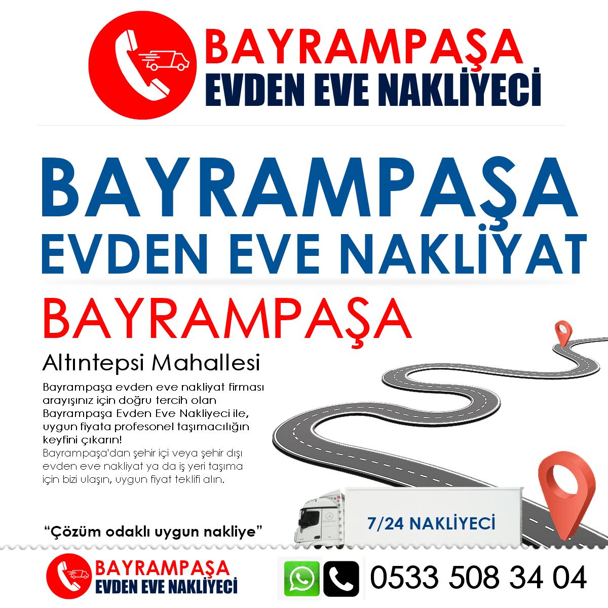 Altıntepsi EVden Eve Nakliyat ve İş Yeri Taşıma