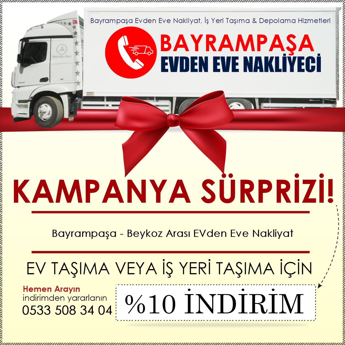 Bayrampaşa - Beykoz Arası EVden Eve Nakliyat