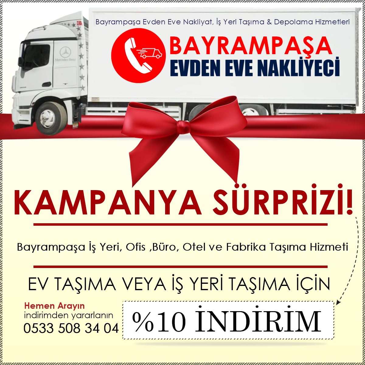Bayrampaşa İş Yeri, Ofis ,Büro, Otel ve Fabrika Taşıma Hizmeti